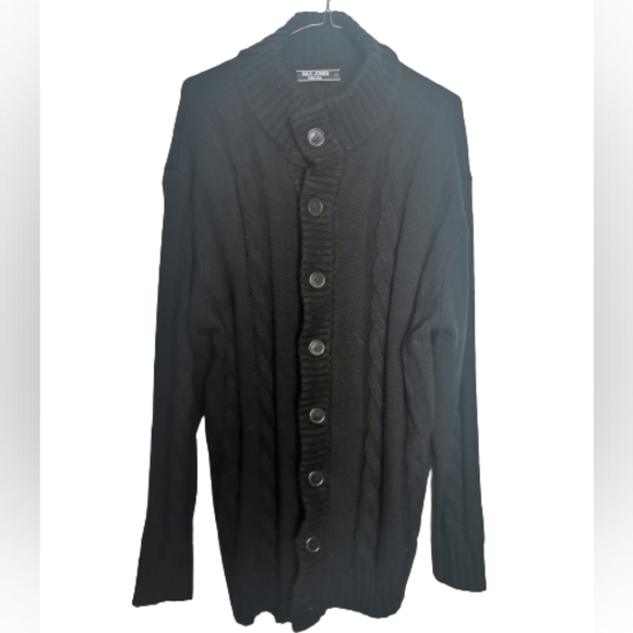 Paul Jones Cable Knit Cardigan Sweater - Picture 3 of 5